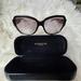 Coach Accessories | Coach Pamela Hc8036 Black Sunglasses-Great Condition | Color: Black/White | Size: Os