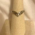 Anthropologie Jewelry | Filigree Chevron Ring Size 6.5 | Color: Gold | Size: 6.5