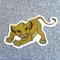 Disney Design | Lion King Simba Disney Waterproof Sticker Baby Lion | Color: White/Yellow | Size: Os