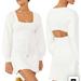 Free People Dresses | Free People Emmaline Long Sleeve Sweater Dress | Color: White | Size: Various