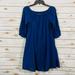 Madewell Dresses | Madewell Off The Shoulder Chambray Mini Dress | Color: Blue | Size: Xs