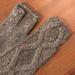 Coach Accessories | Coach Long Wool Fingerless Gloves. Heather Gray Silver Glitter, Size S/P | Color: Gray/Silver | Size: S/P