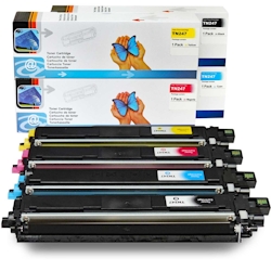 D&C Toner für Brother MFC-L 3750 CDW Tonerkassette kompatibel Brother MFC-L3750CDW Drucker TN-243, TN-247