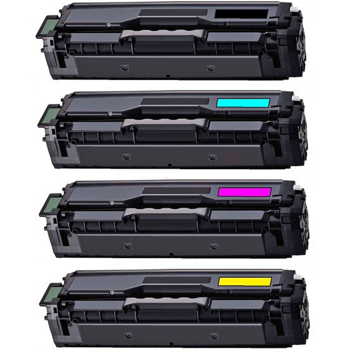 4 Toner Sparset für Samsung CLP-410 Series Laser Drucker Tonerkassetten kompatibel CLT-P504C, alle Farben von Gigao Image
