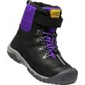 KEEN Kinder Multifunktionsstiefel GRETA BOOT WP Y-BLACK/PURPLE, Größe 38 in Schwarz