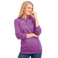 Blair Women's Fair Isle Printed Yoke Sweatshirt - Purple - S - Misses