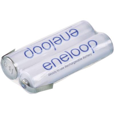 Panasonic - eneloop Reihe F1x2 Akkupack 2x Micro (aaa) Z-Lötfahne NiMH 2.4 v 750 mAh Image