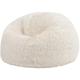 Pouf en Fausse Fourrure, Pouf Fauteuil de Salon pour Adultes, Beige - Beige - Icon