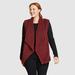 Eddie Bauer Women's Fireside Plush Fleece Vest - Dusty Red - Size S