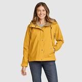 Eddie Bauer Women's Port Townsend Waterproof Rain Jacket - Dark Yellow - Size XL