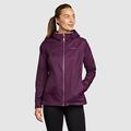 Eddie Bauer Women's Cloud Cap Waterproof Rain Jacket Lightweight - Dark Plum - Size XXL