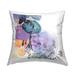 Stupell Delicate Floral Blooms Layered Shapes Printed Throw Pillow by Verbrugge Watercolor