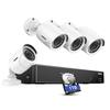 ANNKE 8 Channel CCTV Security Camera System 6-in-1 DVR with 4×2MP HD Weatherproof Cameras, Motion Alert, Remote Access