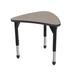 Marco Adjustable Heigh Collaborative Desk Wood/Metal in Brown | 32 H x 30 W x 25 D in | Wayfair 43-2292-J1-BBK