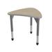 Marco Adjustable Heigh Collaborative Desk Wood/Metal in Brown | 32 H x 30 W x 25 D in | Wayfair 43-2292-P8-BGY