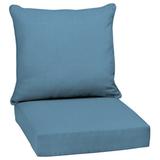 Ebern Designs Outdoor Lounge Chair 5.75" Cushion Polyester in Blue | 5.75 H x 24 W x 24 D in | Wayfair F21F8537C741499EB80DF40FFB0C9FD9