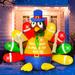 The Holiday Aisle® Thanksgiving Decorations Inflatable in Blue/Red/Yellow | 72 H x 102 W x 24 D in | Wayfair 14726842464D4205AB1ABAE0A2B38853