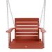 Highwood USA Weatherly Porch Swing Plastic in Red | 20.7 H x 27.2 W x 25.9 D in | Wayfair AD-PORW3-RED