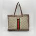 Gucci Bags | Gucci Gg Supreme Soft Ophidia Tote Bag | Color: Gray | Size: L 15.5" H 12.5" W 6"