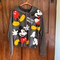 Disney Tops | Disney Mickey Mouse Hoodie | Color: Gray | Size: Xl