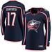 Women's Fanatics Branded Justin Danforth Navy Columbus Blue Jackets Home Breakaway Player Jersey