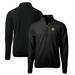 Men's Cutter & Buck Black Missouri Tigers Vault Cascade Eco Sherpa Fleece Big Tall Quarter-Zip Top