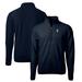 Men's Cutter & Buck Navy Villanova Wildcats Vault Cascade Eco Sherpa Fleece Big Tall Quarter-Zip Top