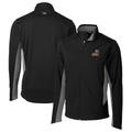 Men's Cutter & Buck Black Arizona State Sun Devils Navigate Softshell Big Tall Full-Zip Jacket