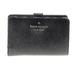 Kate Spade Bags | Nwot Authentic Kate Spade Medium Bifold Wallet In Black Leather | Color: Black/Gold | Size: Os