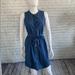 J. Crew Dresses | J. Crew Denim Dress With Tie Belt Small | Color: Blue | Size: S