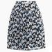 J. Crew Skirts | J. Crew Floral Pleated Skirt | Color: Black/Blue | Size: 12