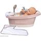 Puppen Badewanne SMOBY "Baby Nurse, elektronische Puppen-Badewanne, rosa" Puppenausstattungen rosa (rosa, beige) Kinder Puppenzubehör