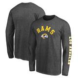 Men's Fanatics Heathered Charcoal Los Angeles Rams Big & Tall City Long Sleeve T-Shirt