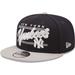 Men's New Era Navy/Gray York Yankees Team Script 9FIFTY Adjustable Snapback Hat