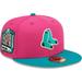 Men's New Era Pink/Green Boston Red Sox Cooperstown Collection 1999 MLB All-Star Game Passion Forest 59FIFTY Fitted Hat