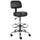 Boss Office Products Boss CareSoft Medical/Drafting Stool with Back Cushion- Black | Quill
