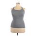 Gap Fit Active Tank Top: Gray Activewear - Women's Size 21