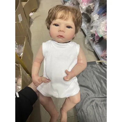 Poupées bébé Reborn réalistes 46cm nouveau-né fille garçon poupées en silicone jouets pour