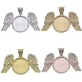 Base de pendentif ailes d'ange pour la recherche de bijoux à bricoler soi-même collier d'aile