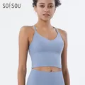 SOISOU S-XL Nylon dehors Soutien-Gorge Top Femmes Bralette Respirant Sous-Vêtements Femmes dehors