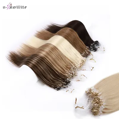 S-noilite-Extensions de Cheveux Brésiliens Blonds 100% Naturels 1 Pièce 1 Pièce 14-24 Pouces Non