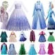 Disney-Robe princesse reine des neiges Elsa pour filles robe de soirée cosplay Anna costume de
