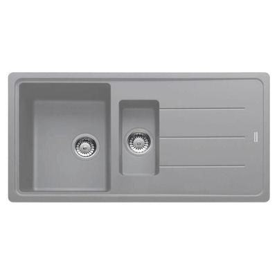 Basis bfg 651 Spüle 97x50cm mit Saucen-Entleerer und umkehrbarer Abtropffläche, Fragranite +, Image