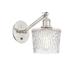 Beachcrest Home™ Shauna 1 - Light Dimmable Armed Sconce Glass/Metal in Gray | 12.25 H x 6.5 W x 13.25 D in | Wayfair