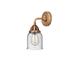 Beachcrest Home™ Shauna 1 - Light Dimmable Armed Sconce Glass/Metal in Brown | 10.13 H x 5 W x 6.75 D in | Wayfair 37549D2EDB7A4168AC767F9A3CAF0607