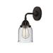 Beachcrest Home™ Shauna 1 - Light Dimmable Armed Sconce Glass/Metal in Brown | 10.13 H x 5 W x 6.75 D in | Wayfair 8B10A1DDFFF441458CB3C592D10FB149