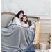 Tirrinia Knitted Sherpa Throw Blanket Super Soft Cozy w/ Plush Fleece for Coach & Bed 50"x 60" Reversible Warm for All Season Polyester | Wayfair