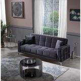 Aliko 88" Wide Square Arm Convertible Sofa