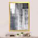 17 Stories Grey Meets White Abstract Art - Modern & Contemporary Canvas Artwork Canvas in Black/White | 12 H x 8 W x 1 D in | Wayfair