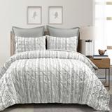 Lush Decor Ravello Pintuck Stripe Comforter 5 Piece Set